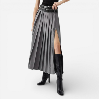 Ladies' Classic Flared Knee Length Skirt - Luxivelle