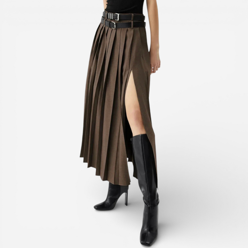 Ladies' Classic Flared Knee Length Skirt