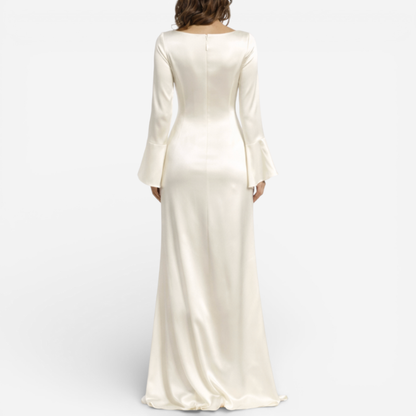Elegant Satin Evening Gown Dress