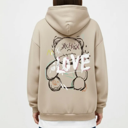 Fashionable Street Art Bear Sweatshirt