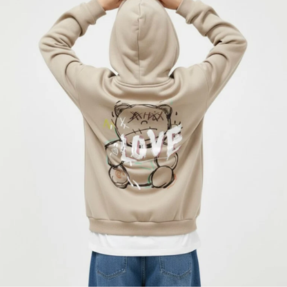Fashionable Street Art Bear Sweatshirt