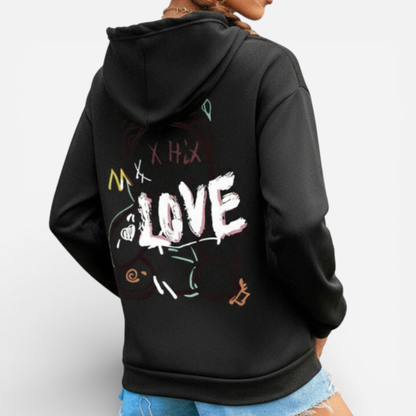 Fashionable Street Art Bear Sweatshirt