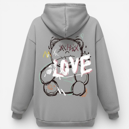 Fashionable Street Art Bear Sweatshirt