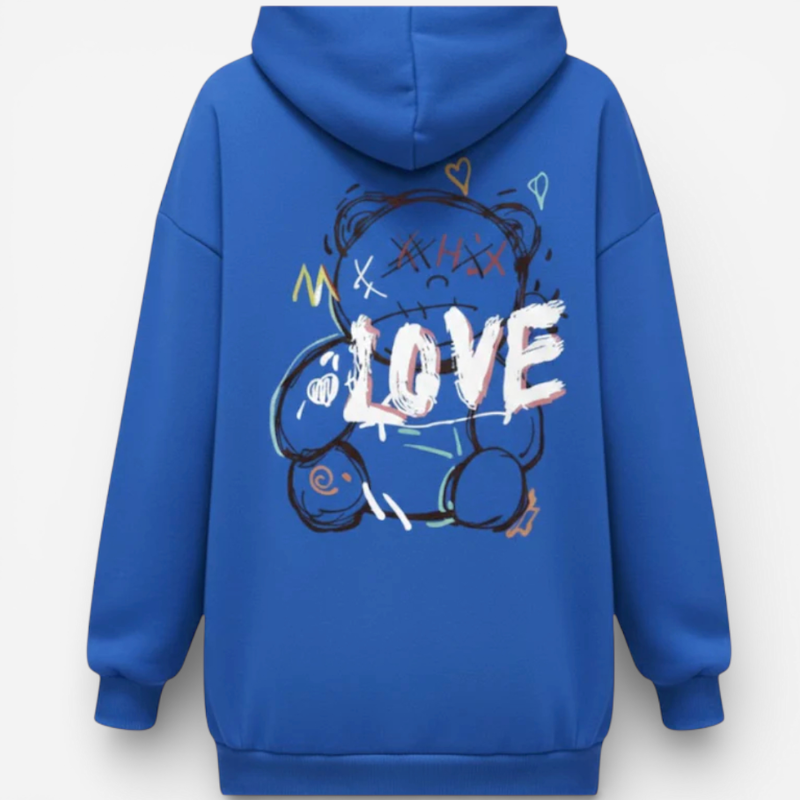 Fashionable Street Art Bear Sweatshirt