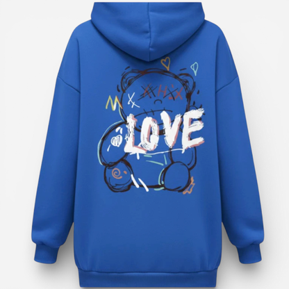 Fashionable Street Art Bear Sweatshirt