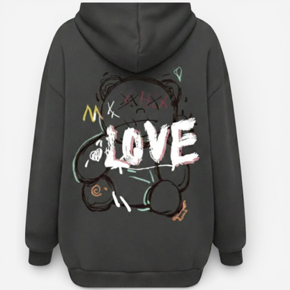Fashionable Street Art Bear Sweatshirt