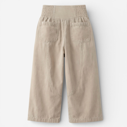 Comfortable High Waisted Loose Fit Trousers