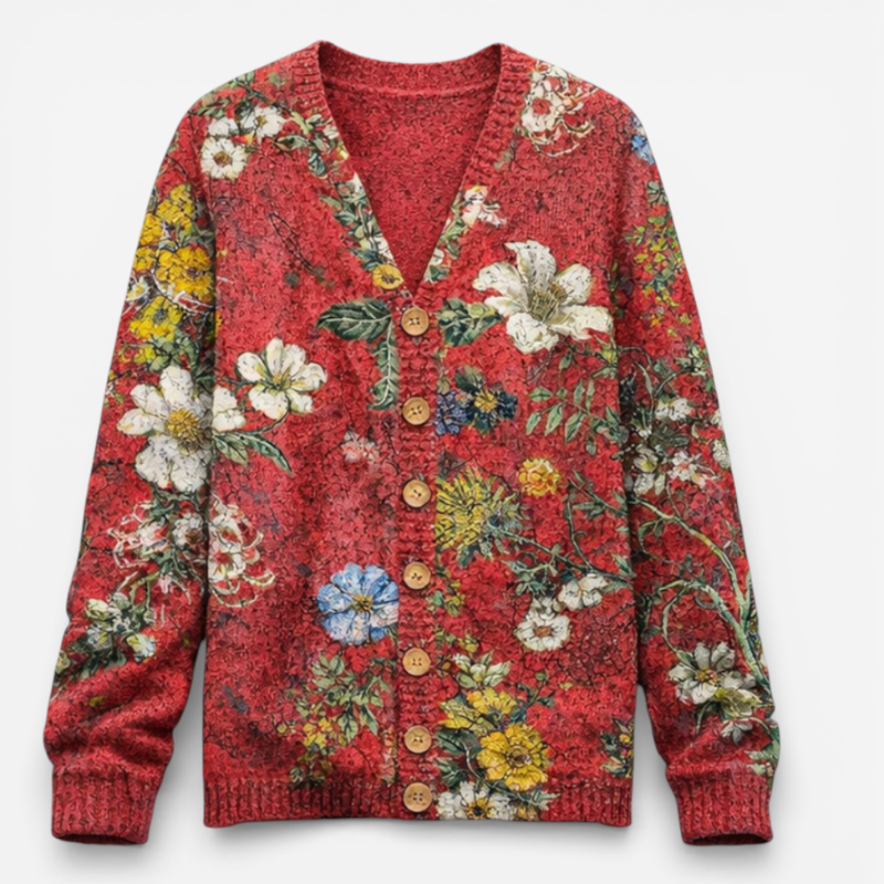 Ladies' Pretty Patterned Sweater - Luxivelle