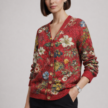 Ladies' Pretty Patterned Sweater