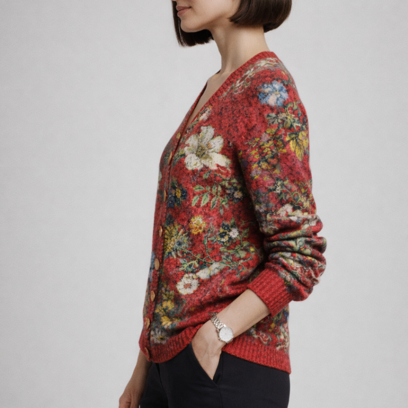 Ladies' Pretty Patterned Sweater