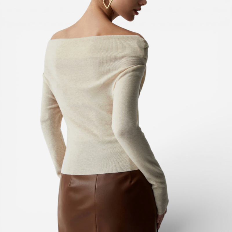 Ladies' Cold Shoulder Casual Blouse