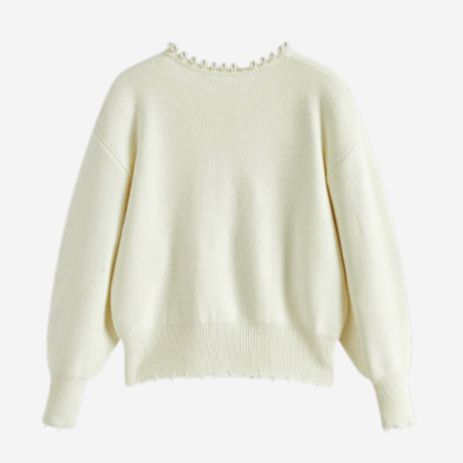 Ladies' Classic Beaded Open Cardigan
