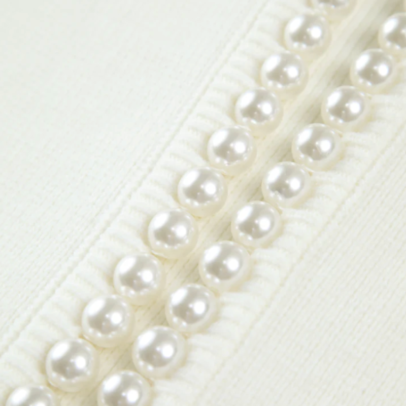Ladies' Classic Beaded Open Cardigan
