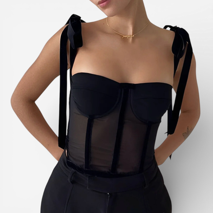 Ladies Lace Cami Corset Top
