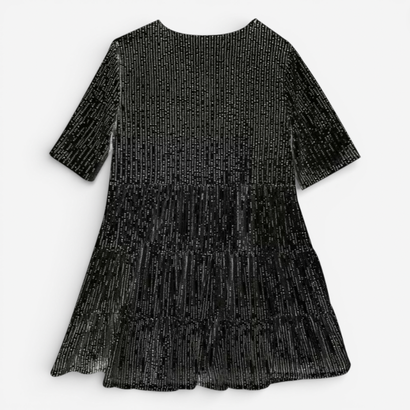 Glittering Party Mid Length Evening Dress