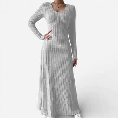 Ladies' Oversized Cozy Sweater Dress - Luxivelle