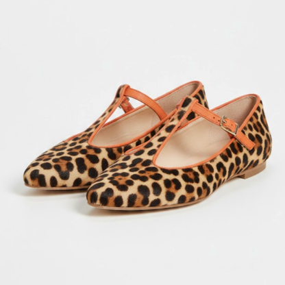 Ladies' Spotted Slip On Loafers - Luxivelle