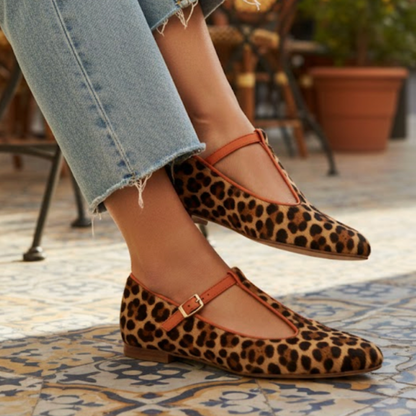 Ladies' Spotted Slip On Loafers