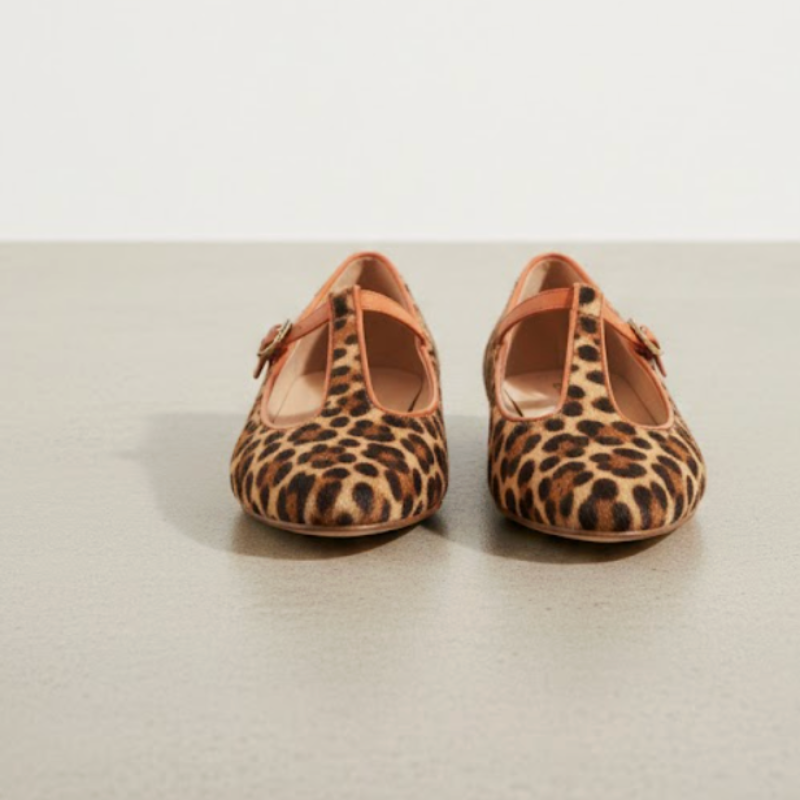 Ladies' Spotted Slip On Loafers