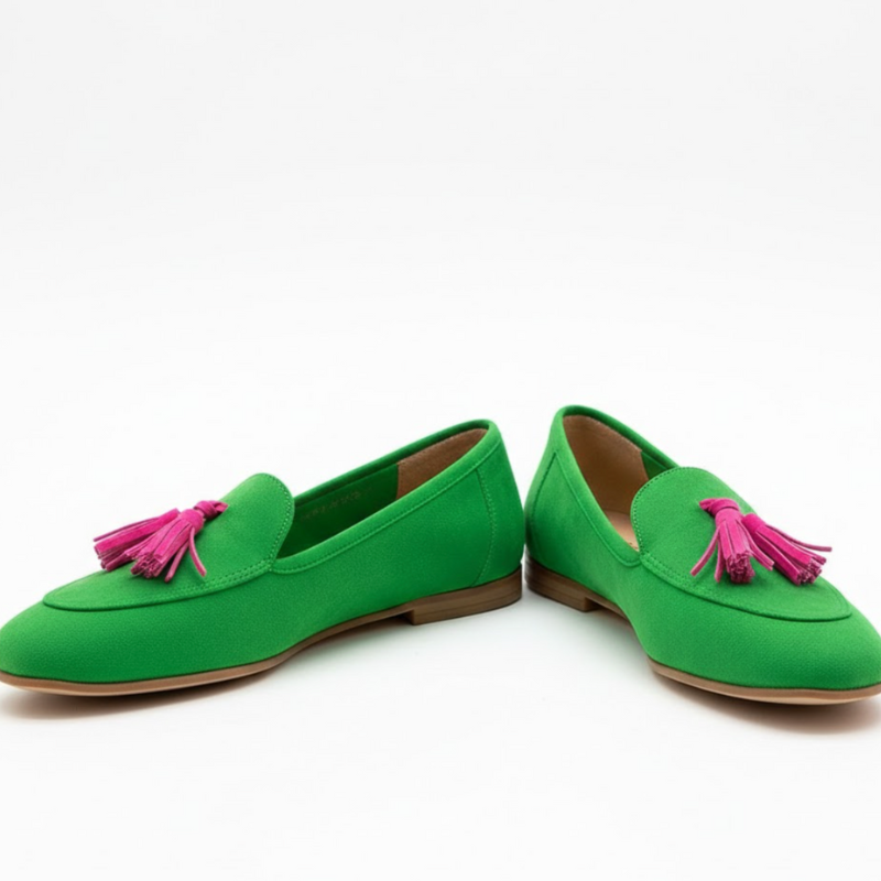 Comfortable Women's Slip On Leather Loafers - Luxivelle