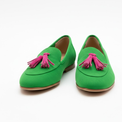 Comfortable Women's Slip On Leather Loafers