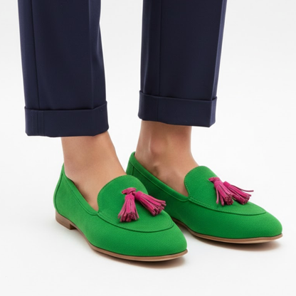 Comfortable Women's Slip On Leather Loafers
