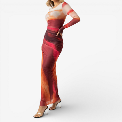 Ladies Elegant Floor Length Dress