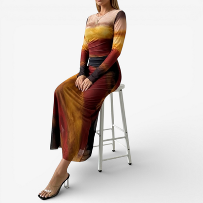 Ladies Elegant Floor Length Dress