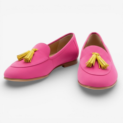 Comfortable Women's Slip On Leather Loafers