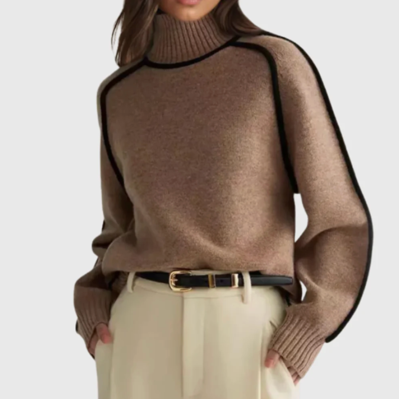 Ladies Classic Crew Neck Jumper Sweater - Luxivelle