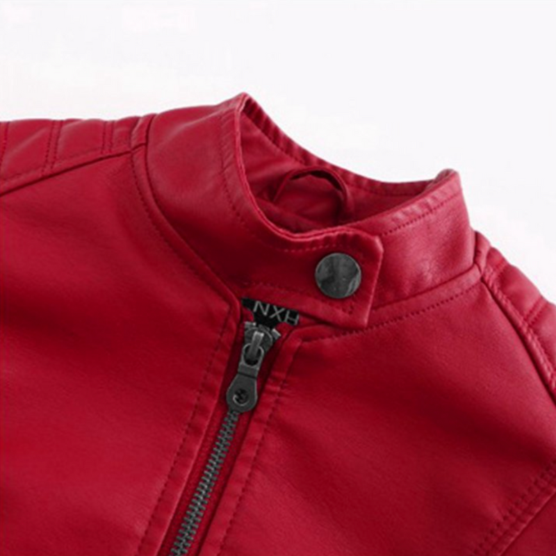 Classic Biker Black Leather Jacket