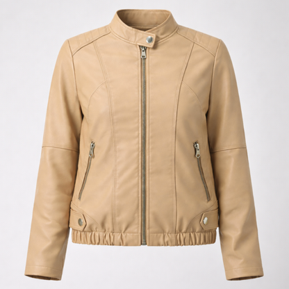 Classic Biker Black Leather Jacket