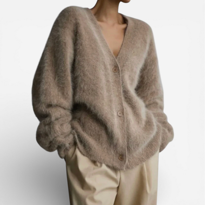 Cozy Women's Open Front Knitted Sweater