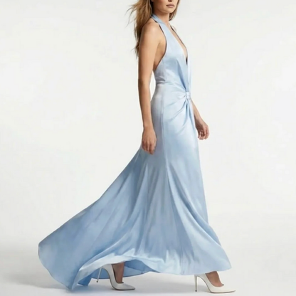 Elegant V Neck Formal Party Dress