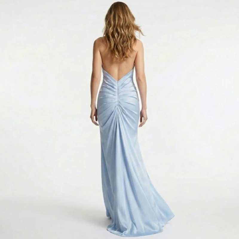 Elegant V Neck Formal Party Dress