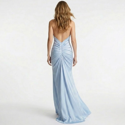 Elegant V Neck Formal Party Dress