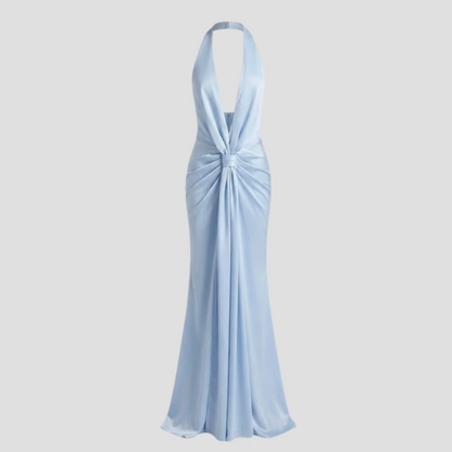 Elegant V Neck Formal Party Dress