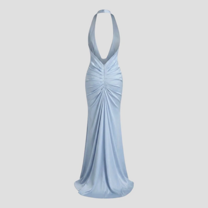 Elegant V Neck Formal Party Dress