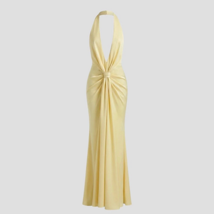 Elegant V Neck Formal Party Dress