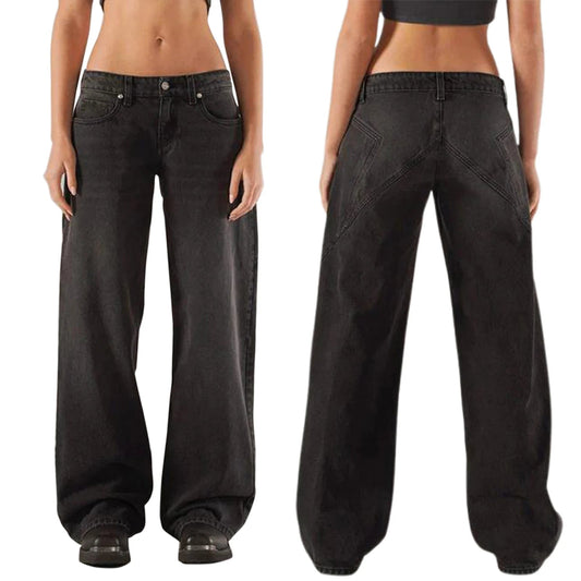 Bella | Low Rise Baggy Mom Jeans