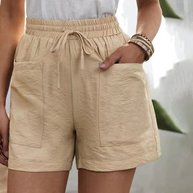 Comfy Summer Shorts for Women with Pockets - Luxivelle
