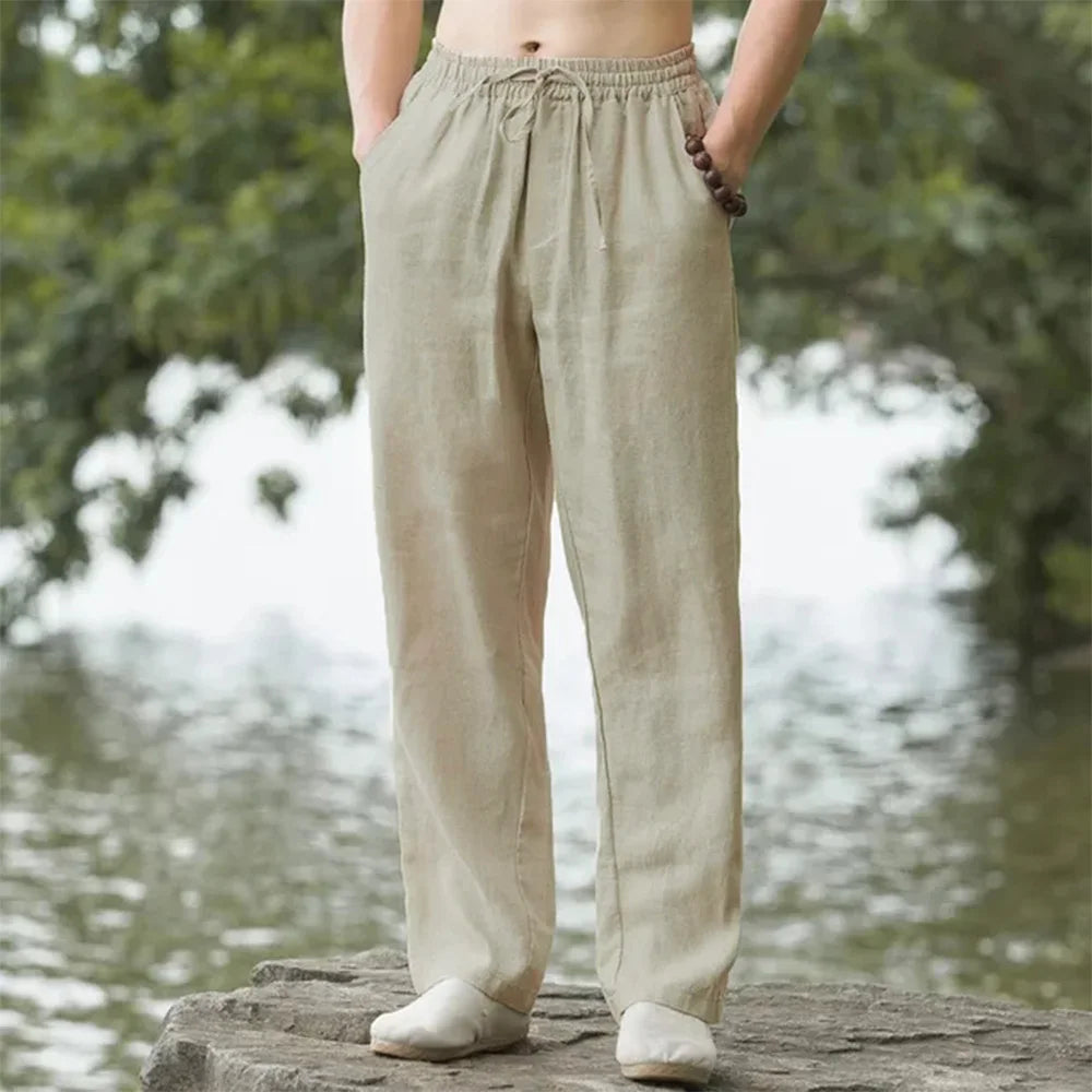 Comfortable Mens Straight Leg Beach Pants - Luxivelle