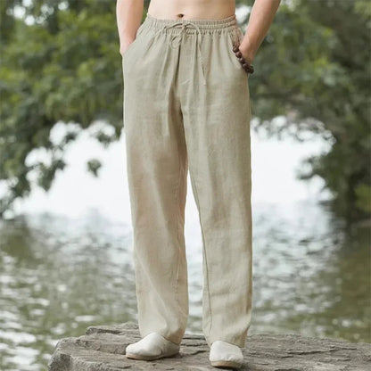 Comfortable Mens Straight Leg Beach Pants - Luxivelle