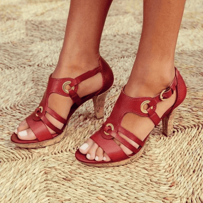 Elegant High Heel Summer Sandals