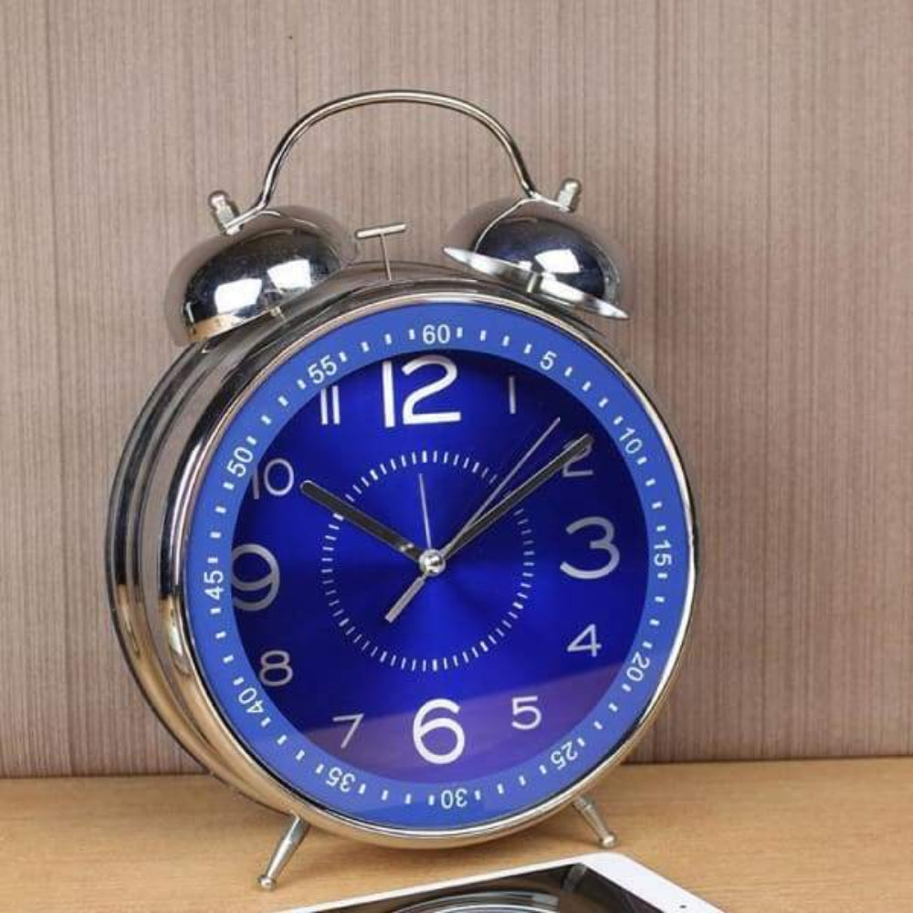 Large Retro Twin Bell Alarm Clock