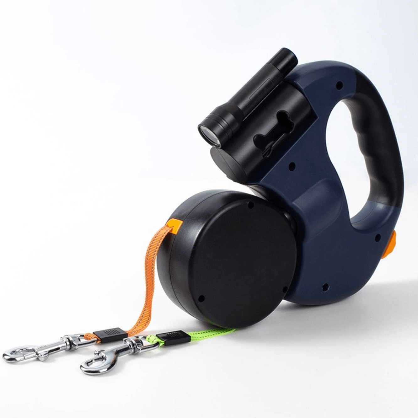 Long Adjustable Double Dog Leash with LED Light - Luxivelle