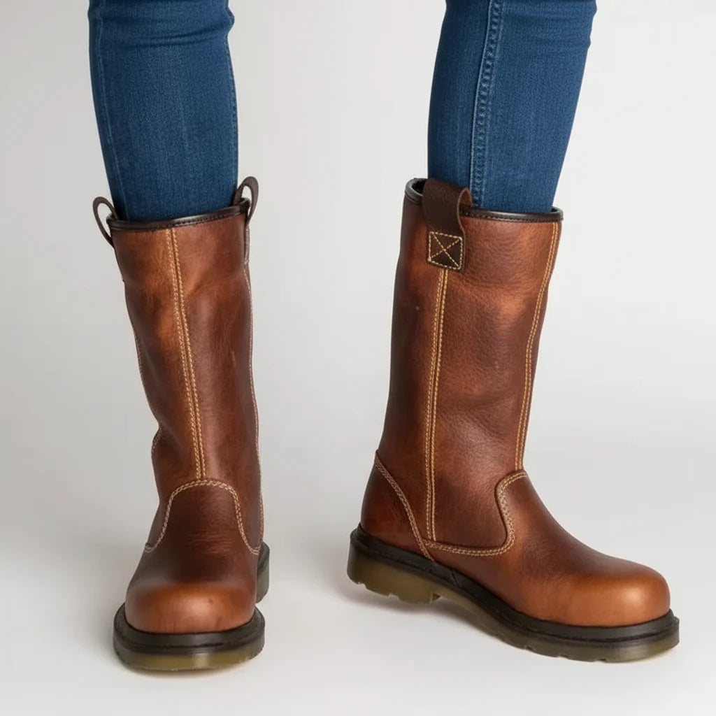 Classic Lace Up Ankle Boots - Luxivelle