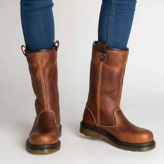 Classic Lace Up Ankle Boots - Luxivelle