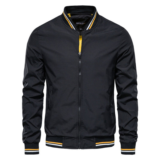 Classic Mens Zip Up Leather Jacket - Luxivelle