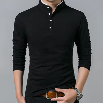 Classic Casual Long Sleeve Button Shirt